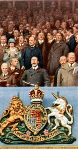 King George V at the Cup Final, Wembley, April 23rd, 1927 by Unbekannt