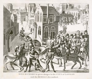 King Richard II confronting the rebels, Peasants