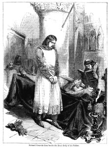 King Richard I Beside the Dead Body of His Father, King Henry II