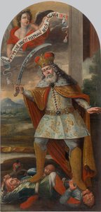King Saint Stephen in the Battle with the Turks, ca. 1718-1719