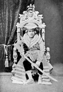 King Thibaw of Burma in full court dress, c1900, c1920