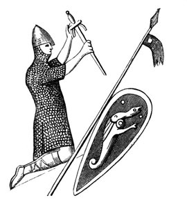 King William as represented on his seal by Unbekannt