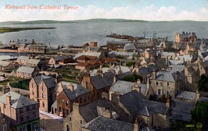 Kirkwall from the Cathedral Tower, Orkney, Scotland