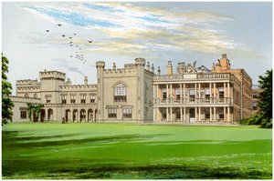 Knowsley Hall, Lancashire, Home of the Earl of Derby by Unbekannt