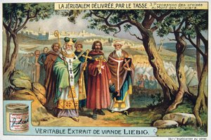Jerusalem Delivered by Tasso, Procession of Crosses to Mount Olive