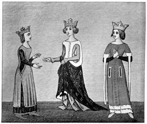 Ladies Dress, 14th Century, 1910