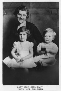 Lady May Abel-Smith with her Children