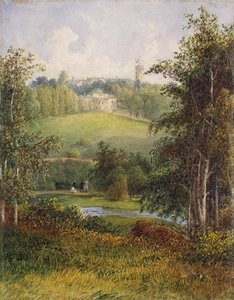 Landscape with the Manor House in the Estate of Gostilitsy near St Petersburg, 1820s