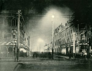 Launceston By Night, Brisbane Street by Unbekannt