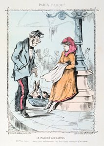 Le Marche aux Lapins, 1870-1871 by Unbekannt
