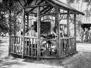 Learning in the Forest of Charlottenburg, Berlin, Germany, 1922 by Unbekannt
