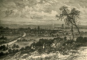 Leeds in the Early Part of the Eighteenth Century by Unbekannt