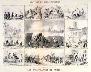 The Sufferings of Paris, 1870-1871 by Unbekannt