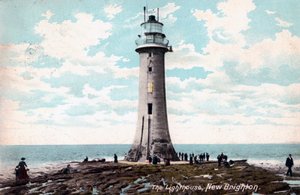 Lighthouse at New Brighton, Wirral, Merseyside by Unbekannt
