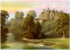 Lilburn Tower, Northumberland, Home of the Collingwood Family, c1880