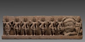 Lintel with the Nine Planets: Navagrahas by Unbekannt