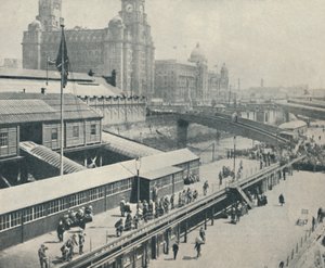 Liverpool Landing Stage is one of the most interesting river fronts in Great Britain by Unbekannt