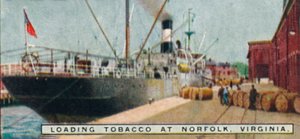 Loading Tobacco at Norfolk, Virginia, 1926