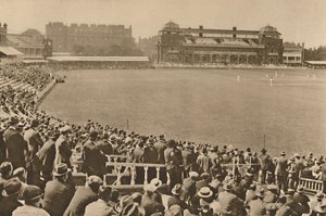 Looking Towards The Pavilion From The Mound Stand At World-Famous Lords