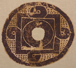 Looped Roundel from a Blanket or Cover, 300s-400s by Unbekannt