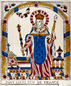 Louis IX, King of France, in his Coronation Robes
