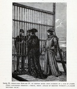 Louis XI Persuades Edward IV to Return Home of a Sum of Money by Unbekannt