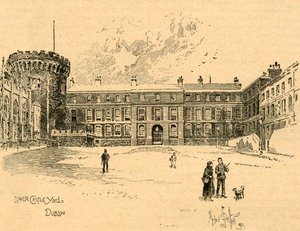 Lower Castle Yard, Dublin, Ireland by Unbekannt