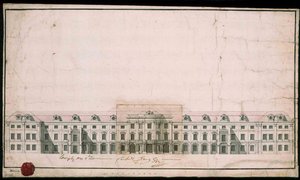Ludwigsburg Palace. Facade Design of the North Wing