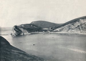 Lulworth - Lulworth Cove and Village by Unbekannt