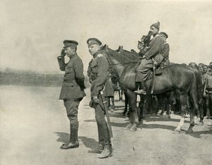 M. Kerensky Saluting the Troops