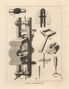 Machine and method for stringing the ballista, an ancient machine for firing darts