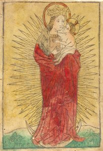 Madonna and Child in a Glory Standing on a Crescent Moon, 1450-1460