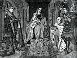 Madonna and Child with Canon Joris van der Paele by Unbekannt