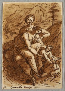 Madonna and Child with St. Anna and Lamb (after Leonardo)