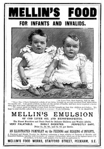 Magazine Advertisement for Mellins Emulsion, a Food Supplement Based on Cod Liver Oil by Unbekannt