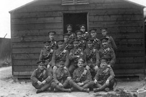 Main guard, Royal naval depot, Fleet House and Archcliffe Fort, Dover, c1916