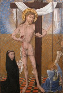 Man of Sorrows with Kneeling Donor by Unbekannt