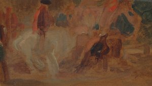 Man on a White Horse