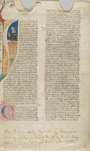 Manuscript Leaf by Unbekannt