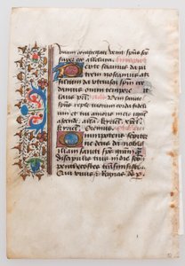 Manuscript Leaf, from a Book of Hours by Unbekannt