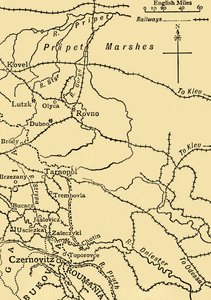 Map illustrating General Ivanoff