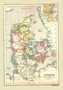 Map of Denmark