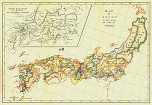 Map of Japan in Provinces in Time of Iyeyasu by Unbekannt