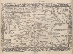 Map of Russia From: Rerum Moscoviticarum commentarii