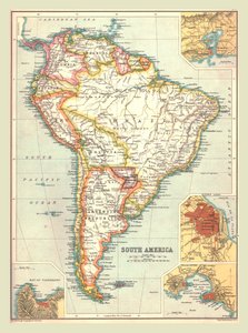Map of South America