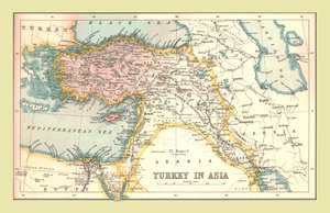 Map of Turkey in Asia by Unbekannt