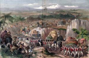March of Troops in India, 1848 by Unbekannt