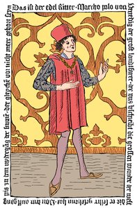 Marco Polo, Medieval Venetian Merchant and Traveller by Unbekannt