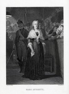 Marie Antoinette Leaving Convention After Sentence by Unbekannt