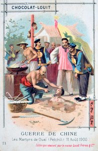 Martyrdom at Ouai Petchili, China, Boxer Rebellion, 11 August 1900